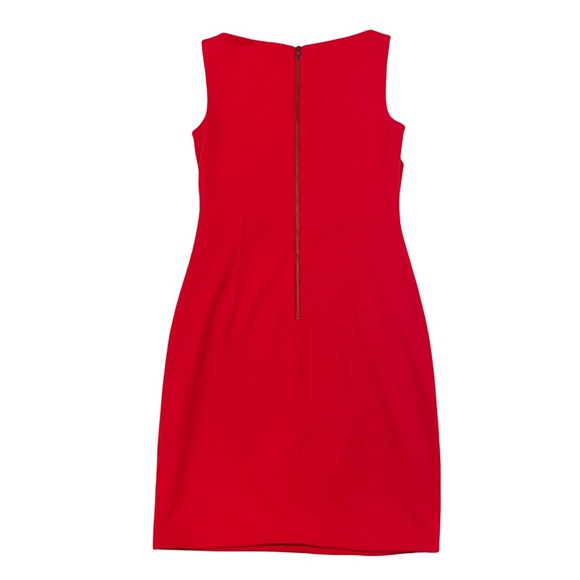Tahari size 6 dress in red with a touch of hot pink - Picture 4 of 5